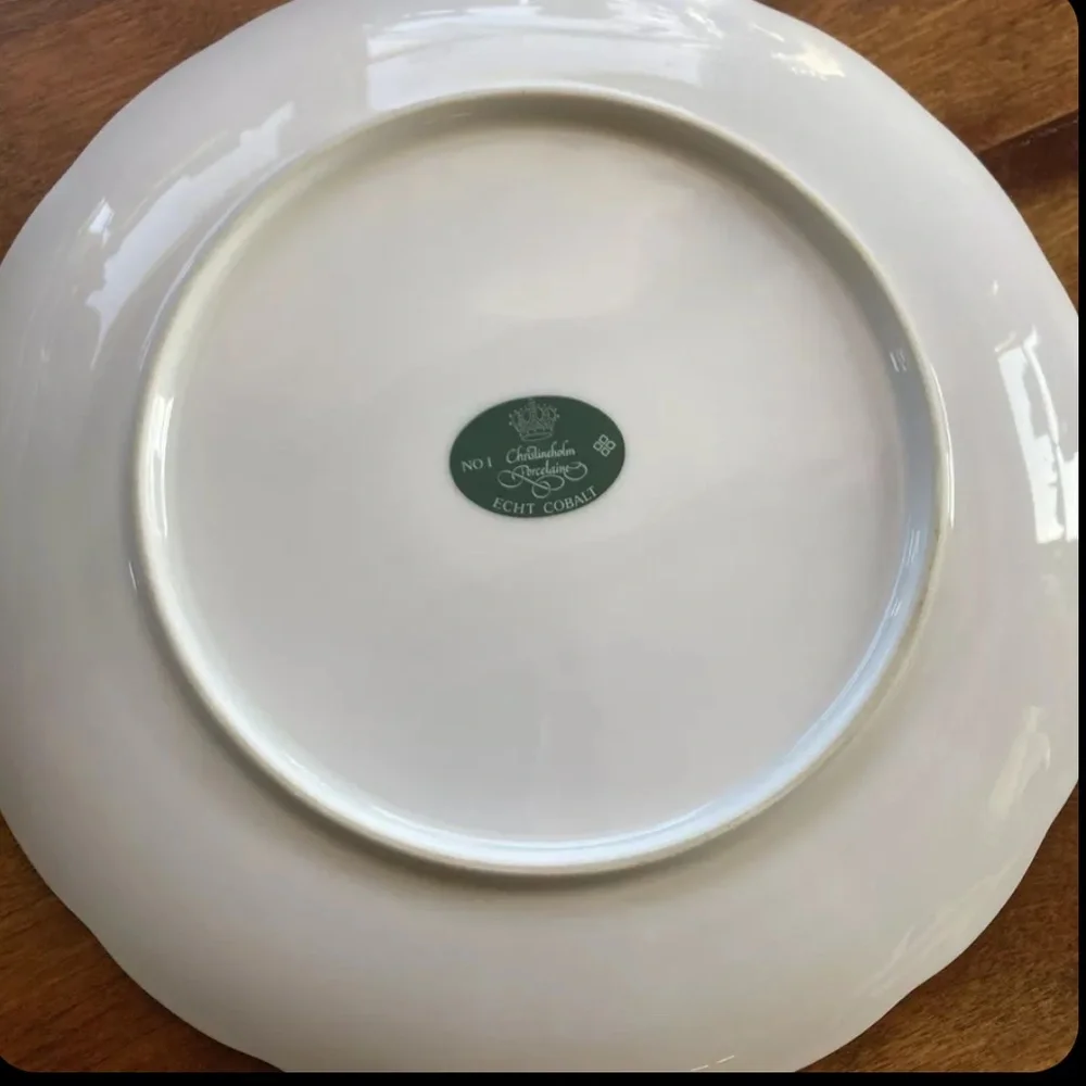 Vintage Christineholm Porcelaine No 1 Echt Cobalt 10-1/2
